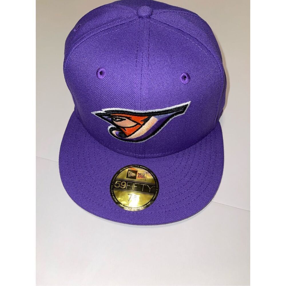 New Era 9FORTY Toronto Blue Jays Snapback Hat Purple Black Gold 40th Season